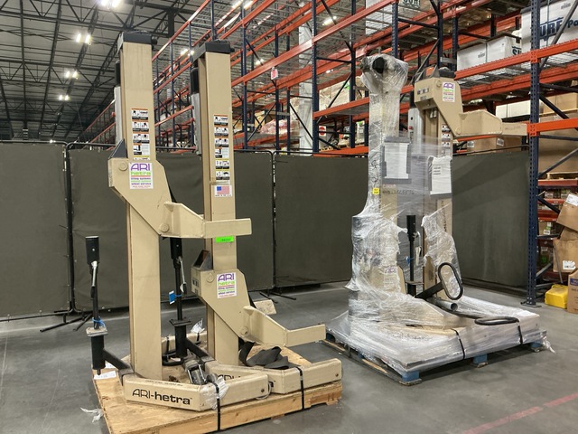 (4) ARI Hetra HDML-8EW Mobile Column LIfts