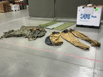 (11) Self-Inflating Sleeping Mats, (12) Tarpaulins & Assorted Items