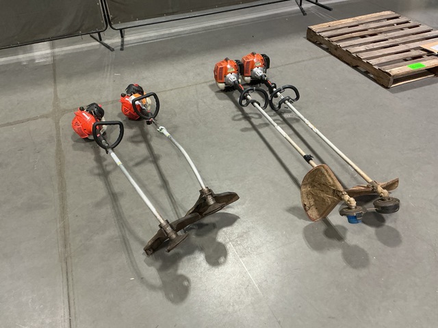 (2) Husqvarna Trimmers & (2) Echo Trimmers