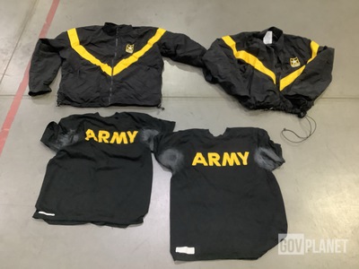 (25) Physical Fitness Jackets & (108) Athlete's T-Shirts