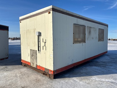 1977 24 ft x 10 ft Skid-Mounted Mobile Office