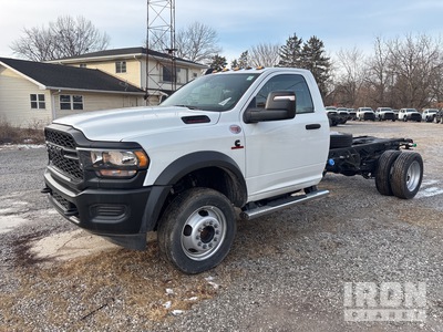 2024 Ram 5500 Tradesman 4x4 Regular Cab 4x4, PTO prep package Cab and Chassis (Unused)