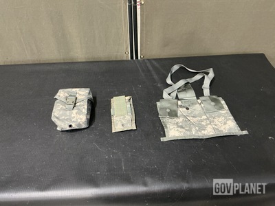 (36) Bandoleer Ammunition Pouches, (95) M4 Two Mag Pouches & Assorted Items