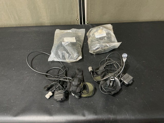(11) Harris RF-3020-HS002 Headsets