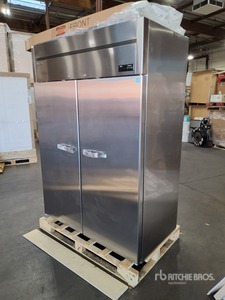 Blueair 2 Solid Doors Stainless Refrigerator, Top-Mount Compressor, R-290 Refrigerant Frigorifero