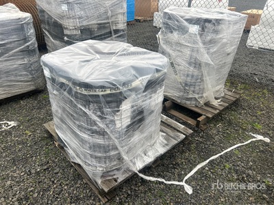 Quantity of (2) Pallets of Welded Galvanized Fence, 4 rolls 28 in H x unknown length, 6 rolls 36 in H x unknown length