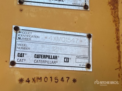 1997 Cat 12H VHP Plus Motor Grader