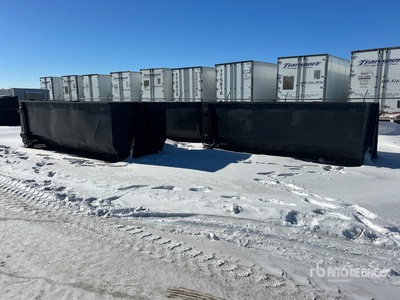 Quantity of (3) 16 ft Contenedor de rodillo