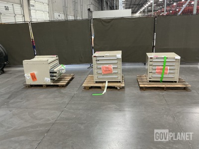 (3) Storage Cabinets