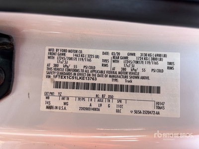 2020 Ford F-150 XL 4x2 Extended Cab Pickup