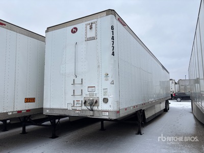 1987 Great Dane 53 ft x 102 in T/A Gesloten aanhangwagen