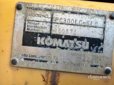1995 Komatsu PC330LC-6 Tracked Excavator