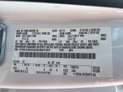 2016 Ford Escape 4WD SUV