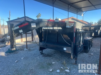 2021 (unverified) Texas Pride DT71821KBP 16 ft Tri/A Gooseneck Remorque à Benne Utilitaire