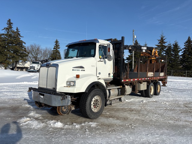 Elite XT Rotobec Articulated Boom on 2012 Western Star 4800  6x4 Hi-Rail Grapple Truck