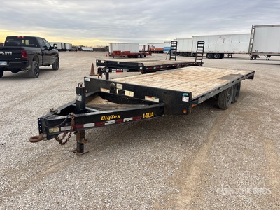 2020 Big Tex 14OA20BK-8SIR 20 ft T/A Equipment Trailer