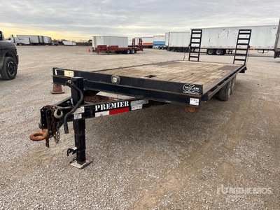 2014 Premier DO824-14KTATB 24 ft T/A Equipment Trailer