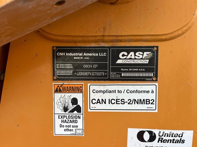 2018 Case 580 N EP 4x4 を見 Backhoe Loader