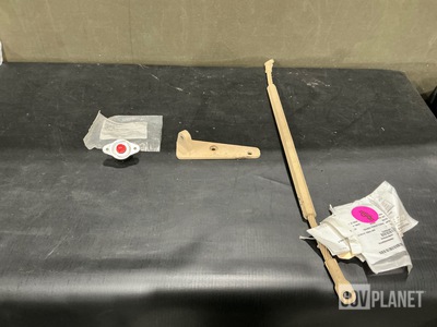 (2) Upper Brackets, (1) Handle, (4) Circuit Breakers & Assorted Items