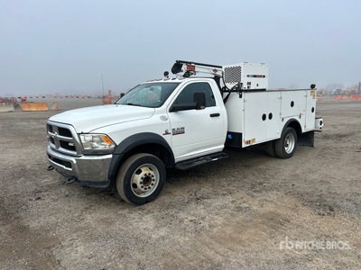 2018 Ram 5500 4x4 Service Truck