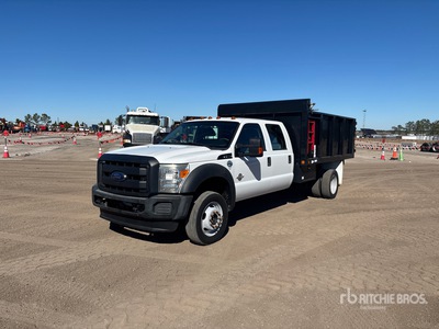 2016 Ford F-550 XL 4x4 Crew Cab Dump Truck