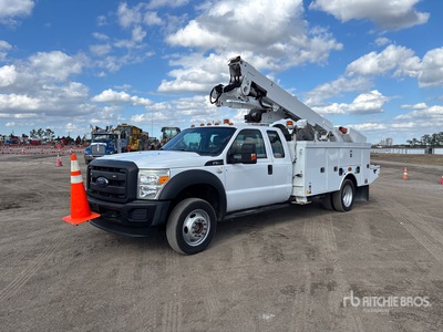 Altec AT40M 40 ft on 2016 Ford F-550 XL 4x4 Extended Cab Bucket Truck