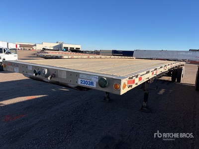 2007 Manac 48 ft T/A Spread Axle Flatbed Trailer