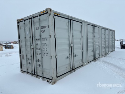 2025 40 ft High Cube Multi-Door Storage Container