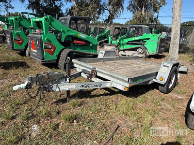 2016 Felling FT6TGW 12 ft S/A Equipment Trailer