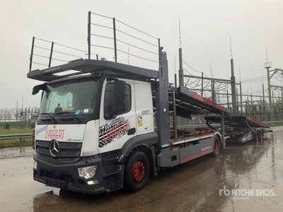 2017 Mercedes-Benz Actros 4x2 Sleeper Car Carrier Truck