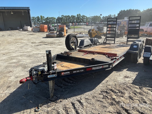 2019 MMDI 614SLTD 14 ft T/A Equipment Trailer
