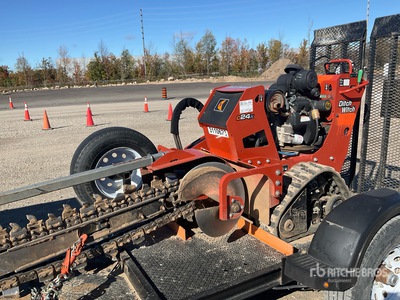 2022 Ditch Witch C24X Walk Behind Trancheuse w/ Trailer