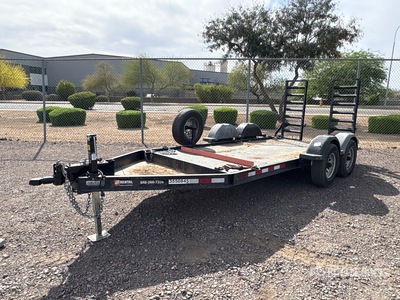 2018 MMDI 614SLTD 14 ft T/A Equipment Trailer