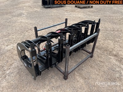 2025 GYCLG72C Grappin Pour Chargeuse Compacte 1800 mm Grappin pour chargeuse à différentiel