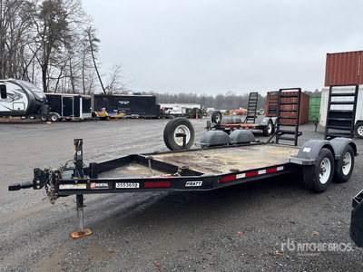 2019 Pratt CP0614 14 ft T/A Equipment Trailer