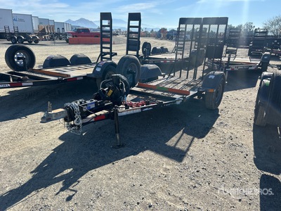 2020 Snake River 4X7 7 ft S/A Remolque Portamaquinaria