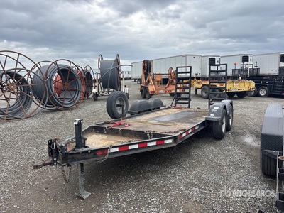 2014 MMDI 614SLTD 14 ft T/A Equipment Trailer