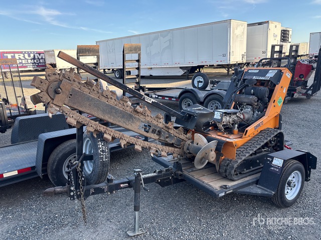 2021 Barreto E2348RTKH-6MS Walk Behind Trencher w/ Trailer