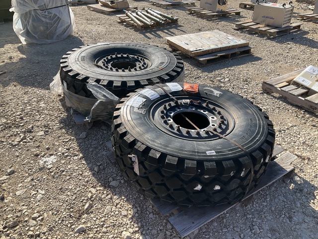 (2) Michelin 395/85R20 Tires w/Wheels