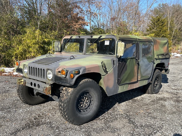 1987 AM General M1097R1 HMMWV 4 Door Soft Top w/Truck Body