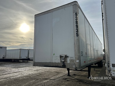 2016 Wabash DVCVHPC 53 ft x 102 in T/A Van Trailer