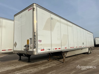 2014 Wabash 53 ft x 102 in T/A Van Trailer
