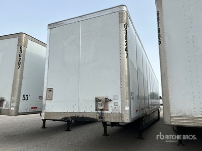 2018 Wabash 53 ft x 102 in T/A Van Trailer