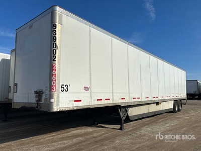 2016 Wabash DVCVHPC 53 ft x 102 in T/A Van Trailer