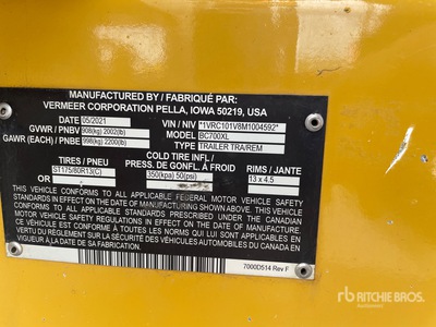 2021 Vermeer BC700XL Wood Chipper