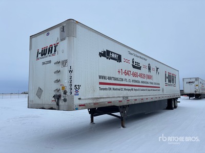 2022 Utility 53 ft x 102 in T/A Van Trailer