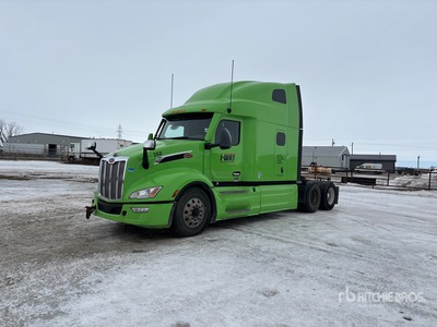 2023 Peterbilt 579 6x4 Cabeza Tractora Cabina Dormitorio