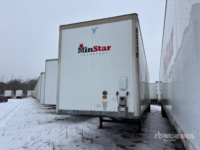 2012 Vanguard 53 ft x 102 in T/A Van Trailer