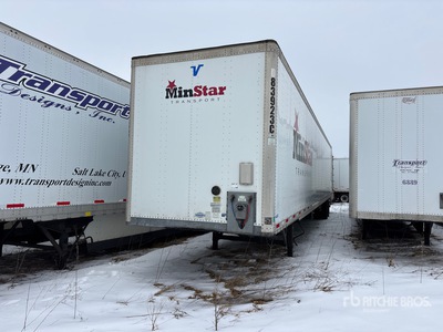 2021 Vanguard 53 ft x 102 in T/A Remorque fourgon