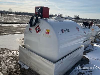 2025 AM Tank AM-TANK1000 1050 gal Skid Mounted Steel Diesel Tank (Unused)